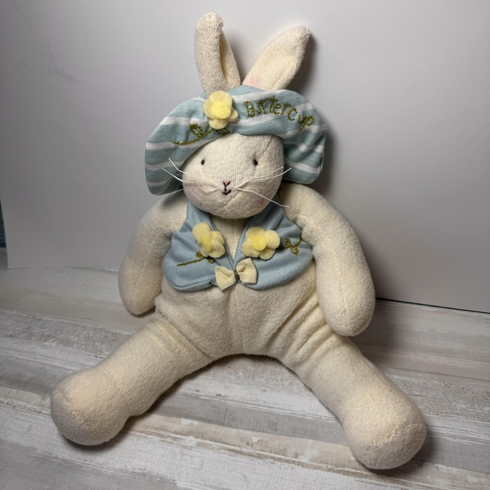 Vintage Bunnies By The Bay Buttercup Bunny Plush Medium White Easter Hallmark